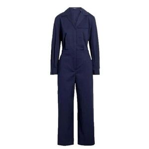 NWOT Theory Navy Cotton Chino Jumpsuit